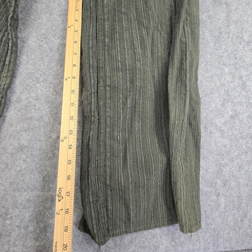 Unbranded Thai Fisherman Pants Unisex‎ One Size Green Olive Wrap Tie Wide Leg - Picture 6 of 7